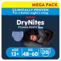 Huggies DryNites Pyjama Pants Teen Boy Age 13+ Mega Pack (20 Piece)