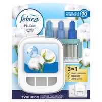 Febreze Cotton Fresh Plug in Starter Kit Air Freshener (20 ml)