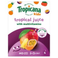 Tropicana Kids Tropical Fruit Juice 4 Pack (150 ml)