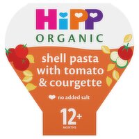 Hipp Organic Shell Pasta with Tomatoes & Courgette 12+ Months (230 g)