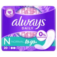 Always Daily Normal Panty Liners (20 Piece)