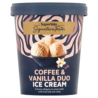 SuperValu Signature Tastes Coffee & Vanilla Duo Ice Cream (460 ml)
