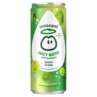 Innocent Lemon & Lime Juicy Water with Bubbles Can (330 ml)