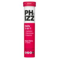 Phizz Mixed Berry 3 In 1 Formula Tablets (20 Piece)