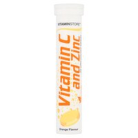 Vitamin Store Orange Flavour Vitamin C & Zinc Effervescent Tablets (20 Piece)