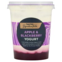 SuperValu Signature Tastes Apple & Blackberry Yogurt (450 g)