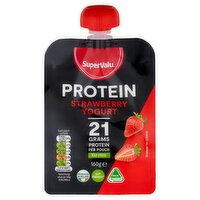 SuperValu Protein Strawberry Yogurt Pouch (160 g)