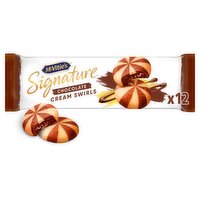 McVitie's Signature Chocolate Cream Swirls Biscuits (142 g)