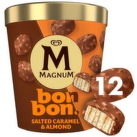 Magnum Bon Bon Salted Caramel & Almond 12 Piece (204 ml)