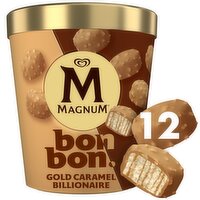 Magnum Bon Bon Gold Caramel Billionaire 12 Piece (204 ml)