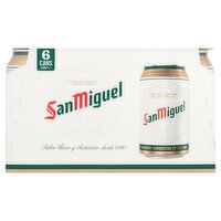 San Miguel Lager Can 6 Pack (330 ml)