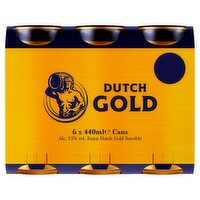 Dutch Gold Beer Can 6 Pack (440 ml)