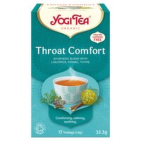 Yogi Tea Organic Throat Comfort Tea Bags 17 Pack (32.3 g)