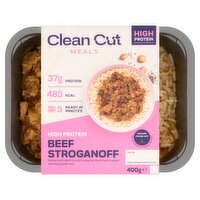 Clean Cut Meals Beef Stroganoff with Long Grain Rice (400 g)