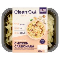 Clean Cut Meals Chicken Carbonara with Tagliatelle Pasta (400 g)