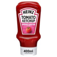 Heinz Smokey Bacon Tomato Ketchup Squeezy (460 g)