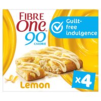 Fibre One Lemon Drizzle Squares 4 Pack (24 g)