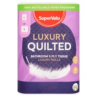 SuperValu Quilts Toilet Tissue 6 Mega Roll (6 Roll)