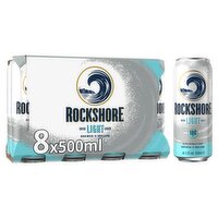 Rockshore Light Irish Lager Can 8 Pack (500 ml)