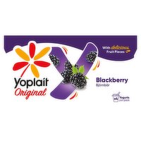 Yoplait Original Blackberry Yogurt 4 Pack (125 g)