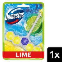 Domestos Power 5 Lime Toilet Rim Block (50 g)