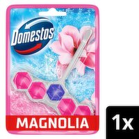 Domestos Power 5 Magnolia Toilet Rim Block (50 g)