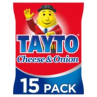 Tayto Cheese & Onion Crisps 15 Pack (25 g)