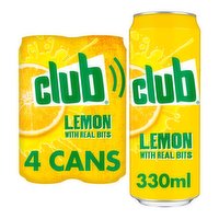 Club Lemon Can 4 Pack (330 ml)