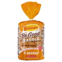 Brennans Be Good Seeded Bagels 6 Pack (270 g)