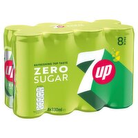 7up Zero Sugar Can 8 Pack (330 ml)