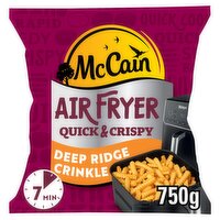 McCain Air Fryer Deep Ridge Crinkle Fries (750 g)