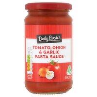 Daily Basics Tomato, Onion & Garlic Pasta Sauce (460 g)