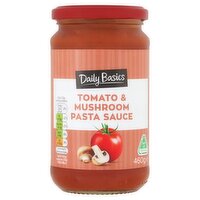 Daily Basics Tomato & Mushroom Pasta Sauce (460 g)