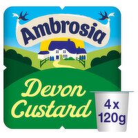 Ambrosia Devon Custard 4 Pots (120 g)