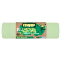 Hope 60L Compostable Waste Bags (5 Piece)