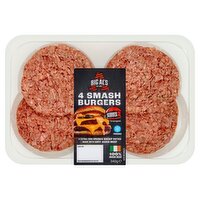 Big Al's Irish Beef Smash Burgers 4 Pack (340 g)