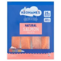 Keohane's Natural Salmon Fillets 4 Pack (125 g)