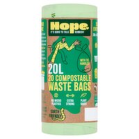Hope 20L Compostable Waste Bags (20 Piece)