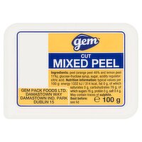Gem Cut Mixed Peel (100 g)