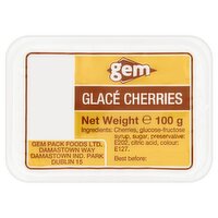 Gem Glace Cherries (100 g)