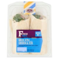 Freshways Greek Style Chicken & Feta Wrap (186 g)