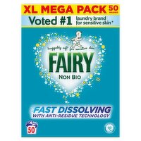 Fairy Non Bio Laundry Powder 50 Wash XL Mega Pack (2.75 kg)