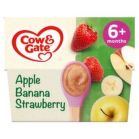Cow & Gate Apple Strawberry Banana Cup 4 Pack (100 g)