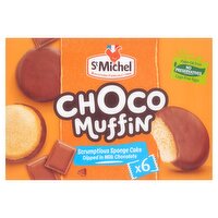 St Michel Choco Muffin 6 Pack (180 g)