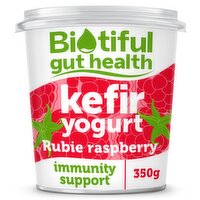 Biotiful Gut Health Rubie Raspberry Kefir Yogurt (350 g)