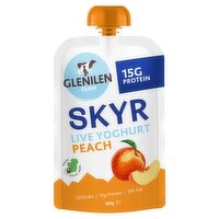 Glenilen Farm SKYR Peach Yoghurt Pouch (160 g)