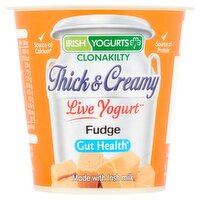 Irish Yogurts Clonakilty Thick & Creamy Fudge Live Yogurt (125 g)