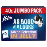 Felix As Good As It Looks Favourites Selection in Jelly 40 Pouch (85 g)