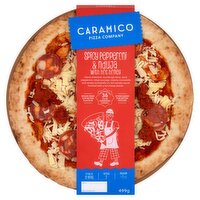Caramico Spicy Pepperoni & Nduja with Hot Honey Pizza (499 g)