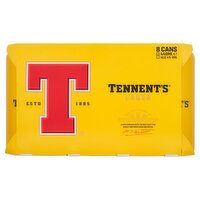 Tennent's Lager Can 8 Pack (440 ml)